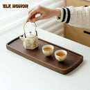 Axyaa Walnut Wood Tea Tray Dessert Candy Coffee Storage Board