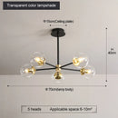 Axyaa Modern minimalist Nordic chandelier for living room, restaurant, and bedroom lighting