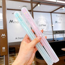 Axyaa Non-Slip Colorful Alloy Chopsticks Set for Healthy Dining