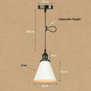 Axyaa Industrial Pendant Light for Kitchen Island & Dining Room - Adjustable Hanging Fixture