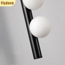 Axyaa 7-Head Glass Wall Lamp for Home LED Lighting and Decoration