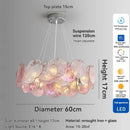Axyaa Rainbow Glass Pendant Light for Living Room Dining Bedroom LED