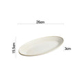 Axyaa Yellow Oval Fish Plate Sushi Sashimi Dish Molecular Cooking Tableware