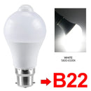 Axyaa PIR Motion Sensor LED Bulb E27 B22 12W-20W for Stairs Corridors & Hallways