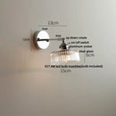 Axyaa Crystal Iron LED Wall Light with Rotate Feature