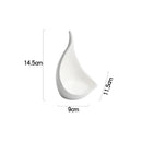 Axyaa Irregular Ceramic Dinner Plate Set for Restaurant Specialty Tableware