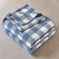 Axyaa Japanese Cotton Washed Quilt: Lightweight Three-Layer Gauze Summer Blanket