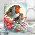 Axyaa Lovebirds Coffee Mug | Tits Lover Gift | Pigeon Picture Mug