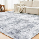 Axyaa Tie-Dye Pink Plush Carpet: Ultra Soft Fluffy Rug for Girl's Bedroom & Living Room
