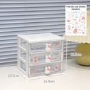 Axyaa Kawaii Desk Organizer Drawer for Stationery, Cards, and Small Objects