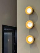 Axyaa Stone Wall Lamp for Bedroom Headboard Retro Living Room Hallway Lighting
