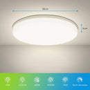 Axyaa 48W LED Ceiling Lamp: Ultra-thin Bedroom Light Fixture
