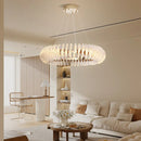 Axyaa Modern Acrylic Chandelier for Living Room Bedroom Dining Room