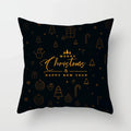 Axyaa Christmas Theme Pillowcase for Festive Sofa Decor and Holiday Gift