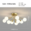 Axyaa Gold Chandelier: Modern Ceiling Pendant for Home Decor Lighting
