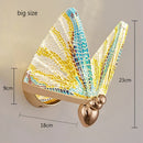 Nordic Acrylic & Iron LED Butterfly Wall Lamp by Axyaa for Indoor Lighting