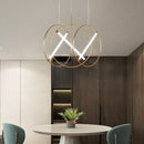 Axyaa Modern Round Pendant Lamp - Luxury Designer Hanging Light for Home, Kitchen, and Hotel