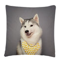 Axyaa Dog Art Print Polyester Cushion Cover for Home Sofa Car Decor