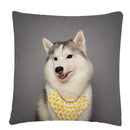 Axyaa Dog Art Print Polyester Cushion Cover for Home Sofa Car Decor