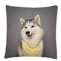 Axyaa Dog Art Photo Pattern Cushion Cover for Home Sofa Car Decor