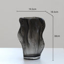 Axyaa Irregular Glass Vase Hydroponic Terrarium Flower Room Decoration