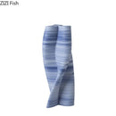 Axyaa Blue Stripes Ceramic Vase: Creative Floral Arrangement Table Decor
