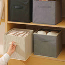 Axyaa Fabric Storage Cubes Organizer for Closet, Toys, Clothing - Home Supplies Box