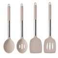Axyaa 8-Piece Silicone Kitchen Utensil Set Stainless Steel Cooking Tools