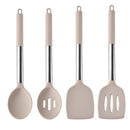 Axyaa 8-Piece Silicone Kitchen Utensil Set Stainless Steel Cooking Tools