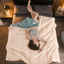 Axyaa Thick Milk Velvet King Size Fleece Sherpa Blanket for Winter Warmth