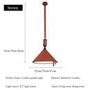 Axyaa Nordic Designer Leather Pendant Light - Loft Industrial Style Lighting