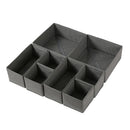 Axyaa Fabric Underwear Storage Box Drawer Organizers for Closet - Socks, Underwear, Ties & More