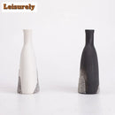 Axyaa Black Cloud Ceramic Vase Donuts Flower Pot Nordic Style Home Office Decor