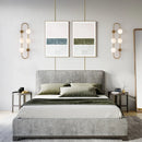 Axyaa Nordic Glass Wall Lamp: Postmodern Minimalist Magic Bean Design