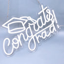 Axyaa LED Neon Graduation Congrats Light Sign 20in for Party Decoration