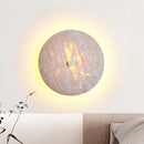 Axyaa Art Deco Natural Stone LED Wall Lamp for Living Room Bedroom Kitchen Stairs