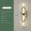Axyaa Marble Wall Lamp Nordic LED Sconce Modern Luxury Home Decor