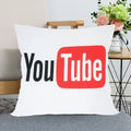 Axyaa Satin Soft Pillowcase for Home Decor 45x45cm Square Zipper Pillow Cover