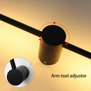 Axyaa LED Wall Lamp 350° Rotation Modern Wall Light, Touch Switch, Adjustable Gold