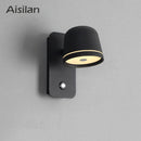 Axyaa Touch Dimmer LED Wall Lamp: Adjustable 3-CCT Brightness Sconce