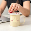 Axyaa Round Cup Lid: Cute Cartoon Tumbler Mug Cover