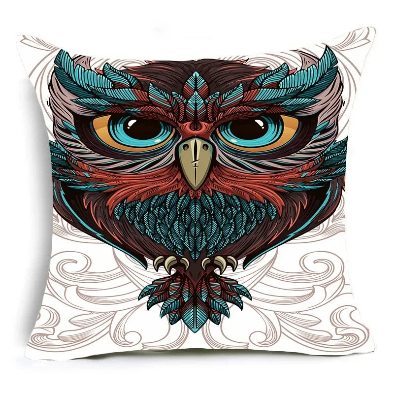 Axyaa Linen Cushion Cover - 45*45cm for Living Room, Car, Hotel, Clubhouse