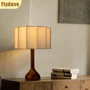 Axyaa Solid Wood Floor Lamp: Japanese Wabi Sabi Style for Living Room and Bedroom