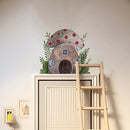 Axyaa Boho Mushroom Fabric House Wall Decals for Kids Room and Nursery