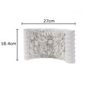 Axyaa Blooming Flower Relief Ceramic Vase Desk Decoration Artificial Floral Arrangement