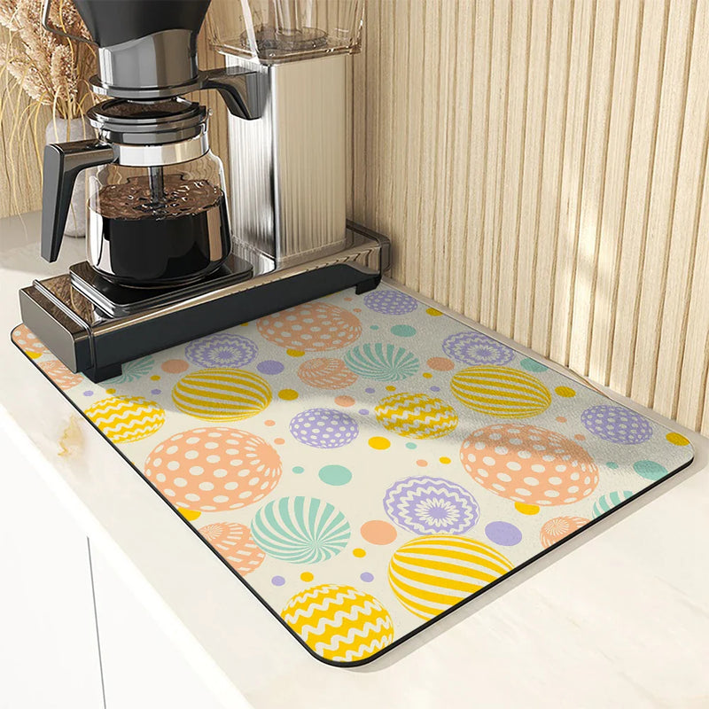 Axyaa Geometric Pop Star Absorbent Drying Mat