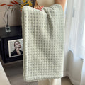 Axyaa Boho Cotton Throw Blanket for Bed Couch Sofa All Seasons Lightweight Blanket