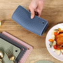 Axyaa Silicone Coasters Set - Heat Resistant & Nonslip Multifunction Kitchen Accessories