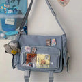 Kawaii Itabag for Dolls by Axyaa: Large Nylon School Tote & Crossbody Bag