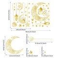 Muslim Eid Stickers Set for Festive Decor- Axyaa Islamic Eid Al Adha Lantern Moon Theme